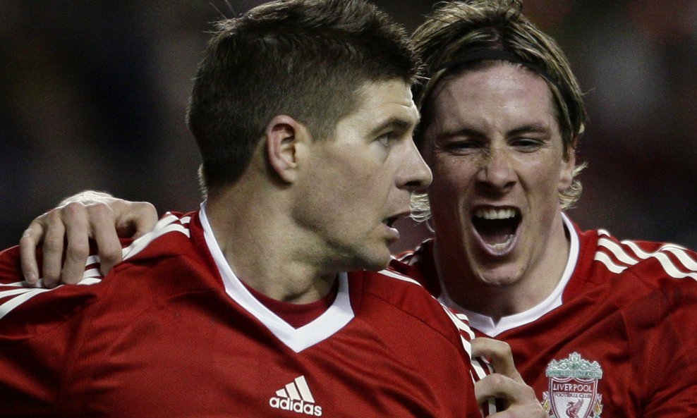 Steven Gerrard Fernando Torres Liverpool FC