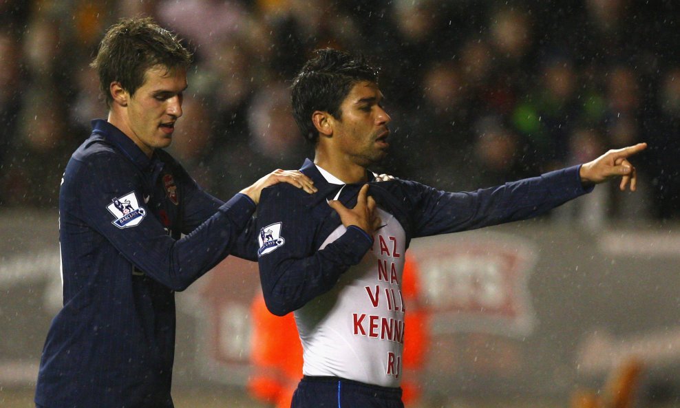 Eduardo; Aaron Ramsey, Arsenal 2009-10