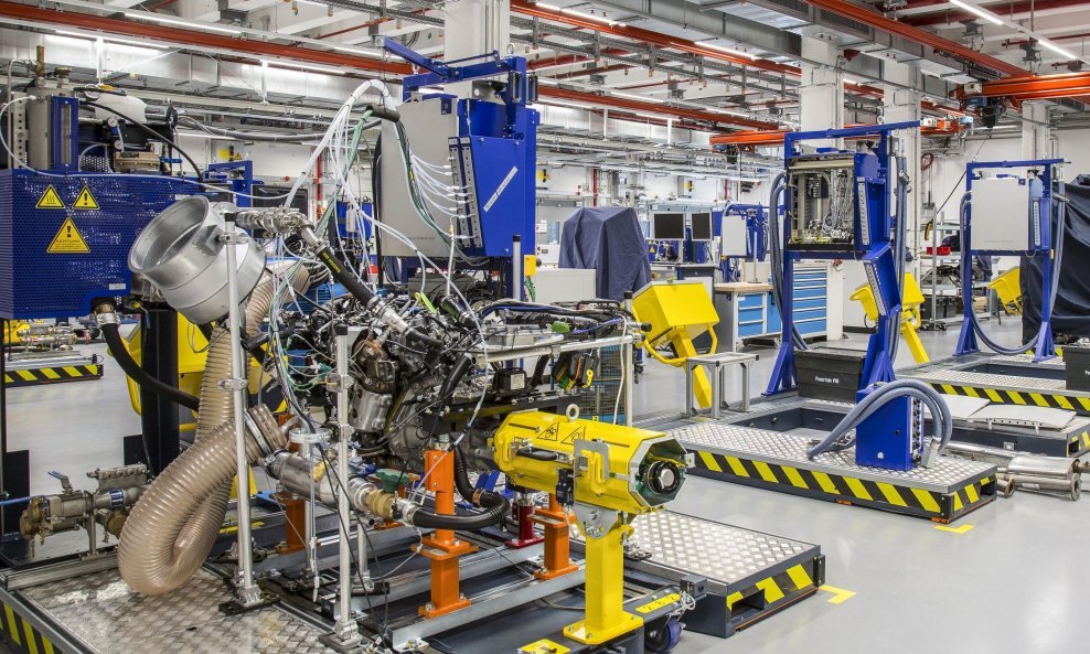 Unutrašnjost novog centra za razvoj motora Opela