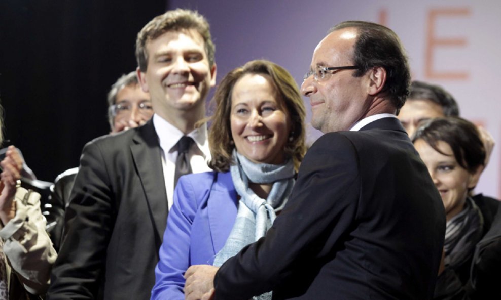 Segolene Royal i Francois Hollande