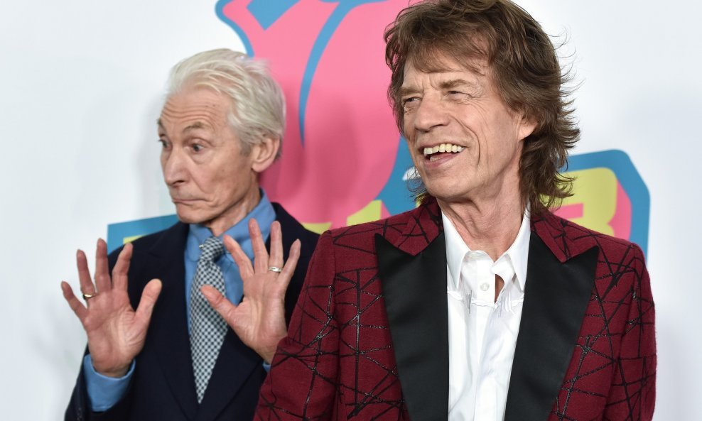 Mick Jagger i Charlie Watts