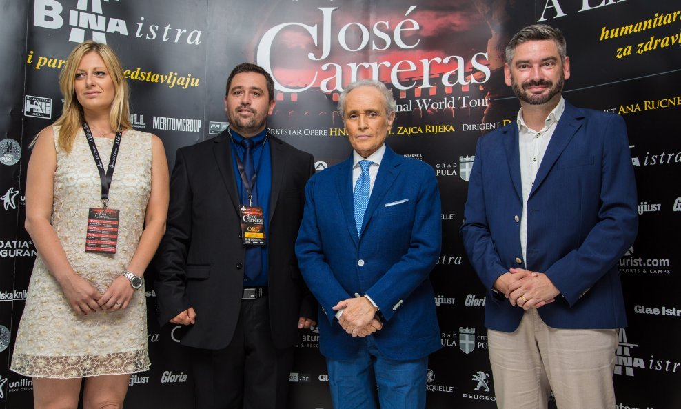 Jose Carreras na druženju s medijima