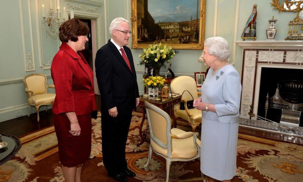 Ivo Josipović i kraljica Elizabeta II