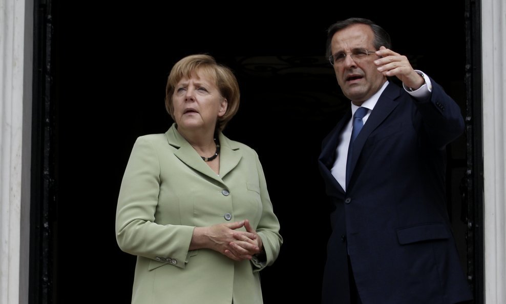 Merkel i Samaras