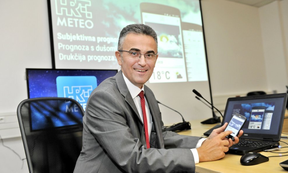 Glavni meteorolog HRT-a Zoran Vakula predstavio je novu aplikaciju HRT METEO