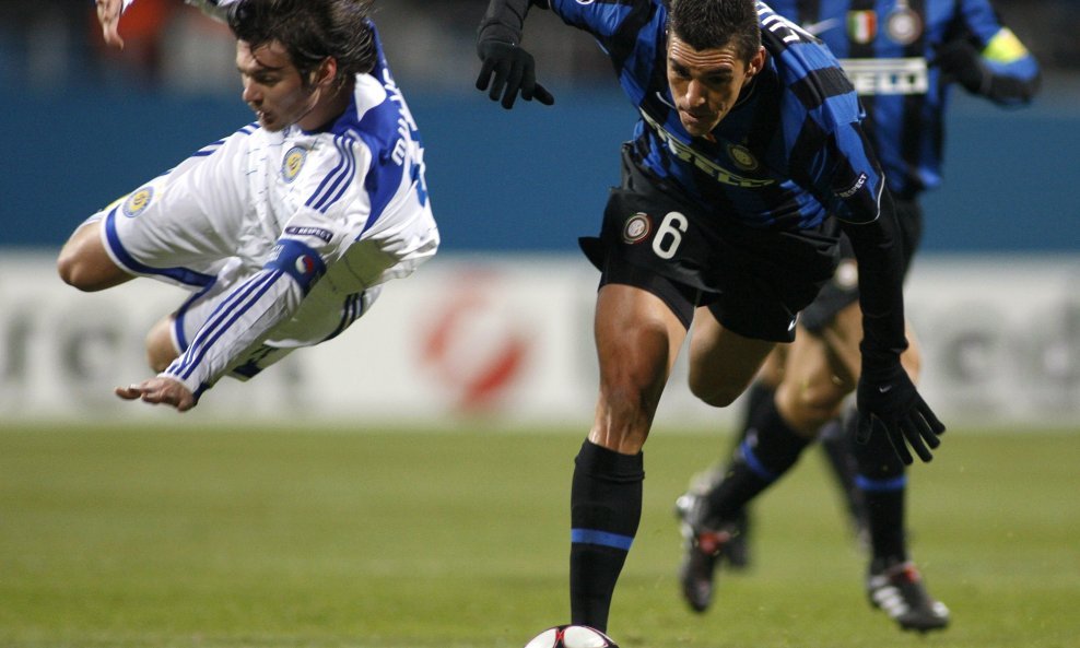 Lucio, Milevskij, Dynamo Kijev-Inter, Liga prvaka 2009-10
