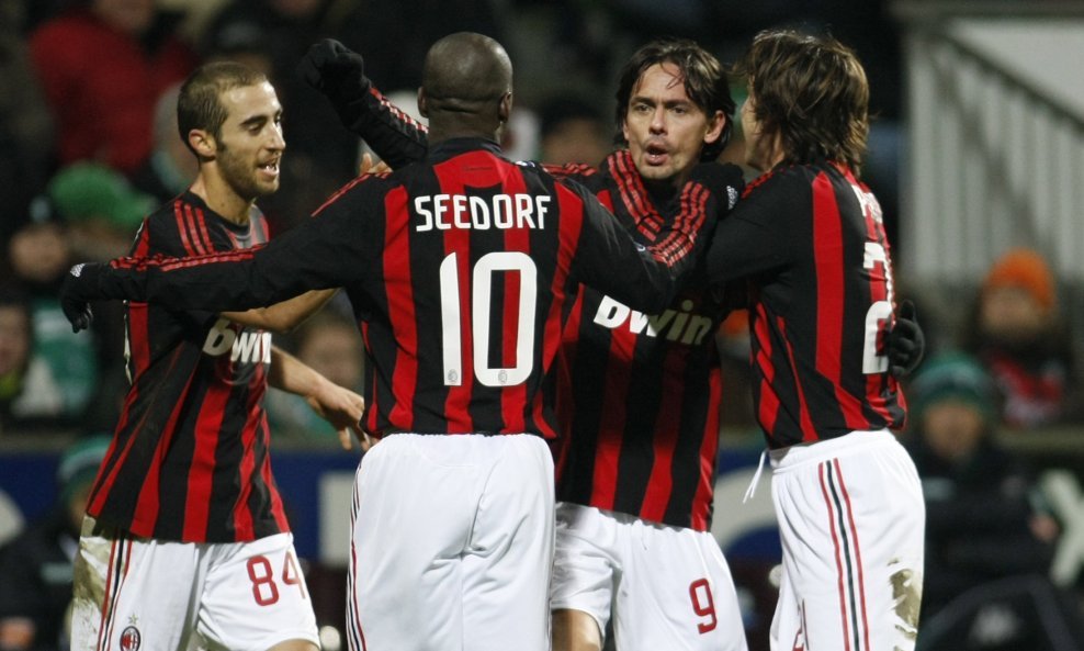 AC Milan, Andrea Pirlo, Pippo Inzaghi, Clarence Seedorf, Kup UEFA 2008-09