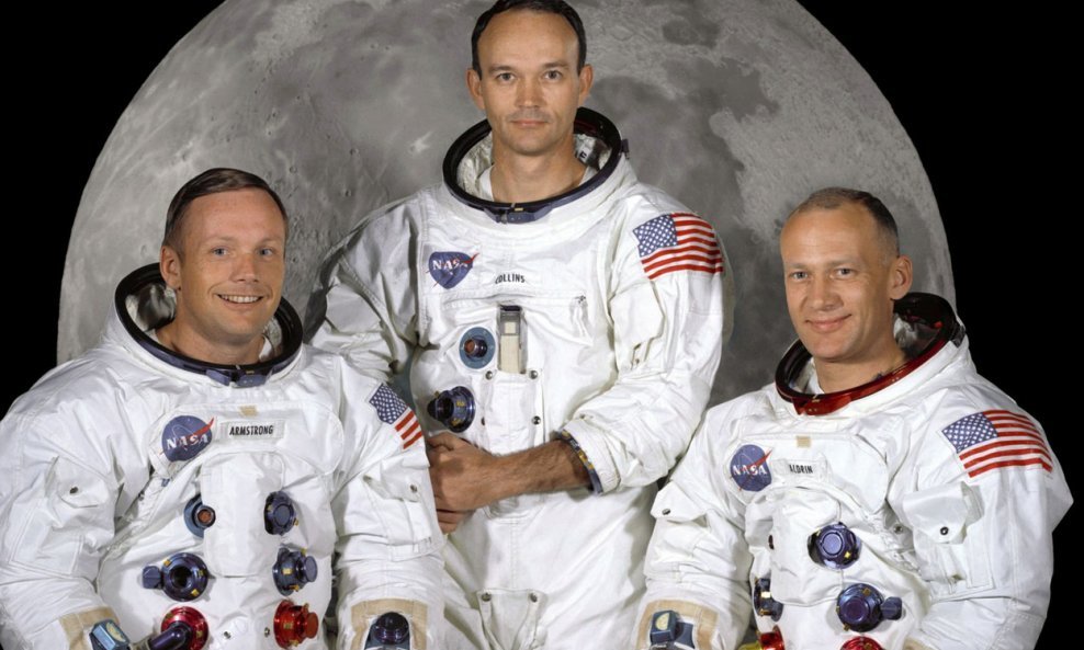 Neil Armstrong, Michael Collins i Edwin Aldrin Jr.
