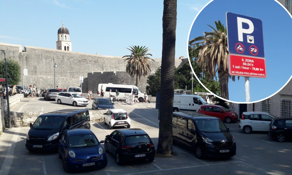 Skupocjena parkirna karta u Dubrovniku