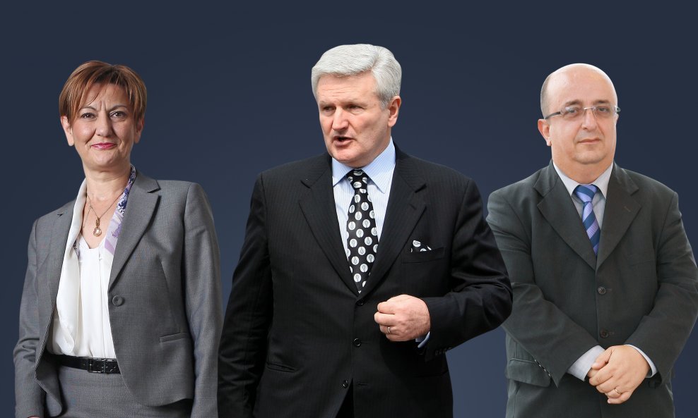 Martina Dalić, Ivica Todorić i Borislav Škegro