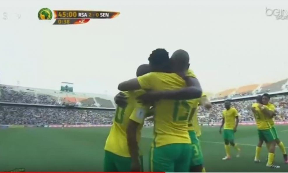 Veselje igrača Južne Afrike na utakmici koju je sada FIFA poništila
