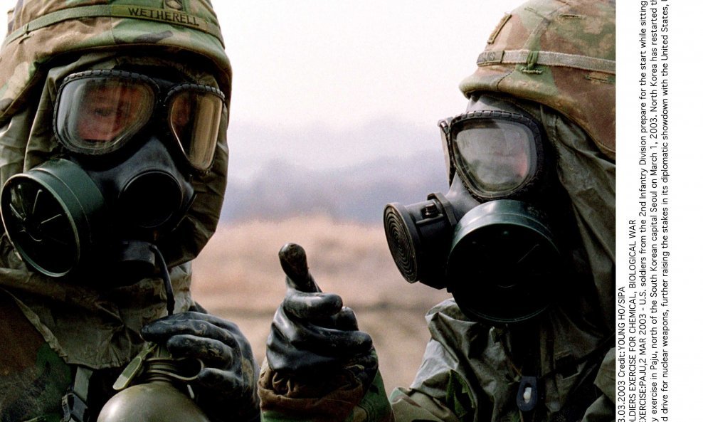 Gas maska kemijsko oružje