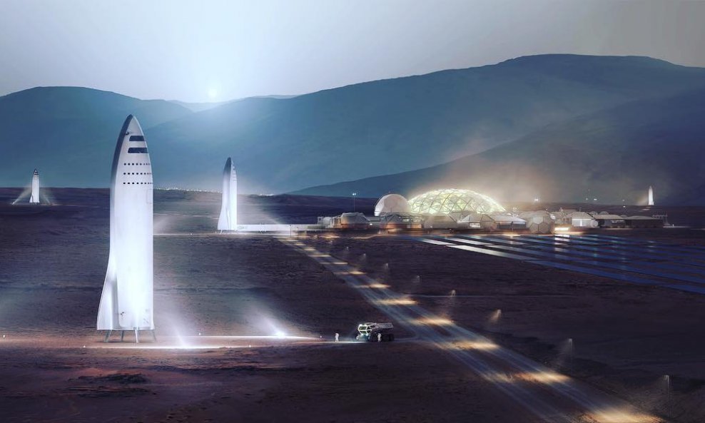 BFR na koloniji Mars City