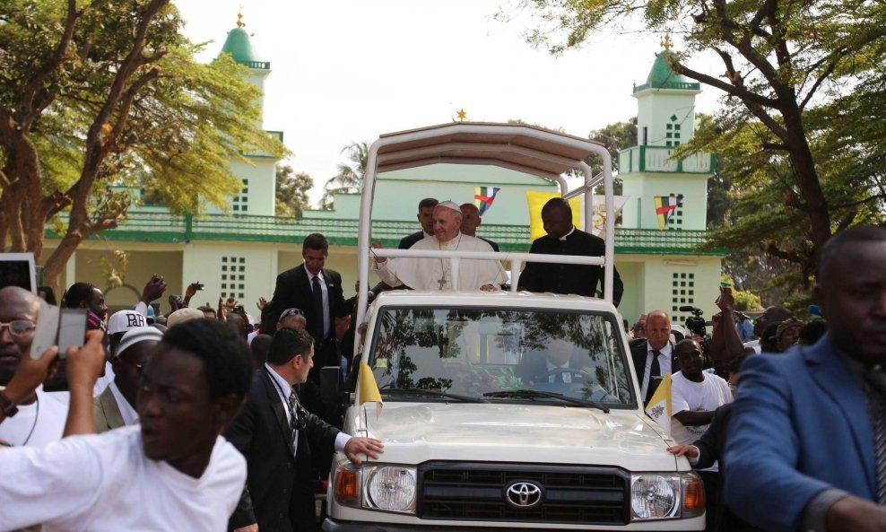Papa Franjo u Banguiju 2015.
