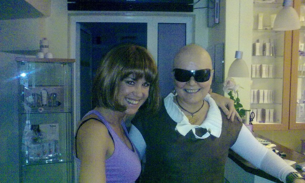 Mirjana Majurec s prijateljicom prije pet godina kad se borila s rakom dojke 