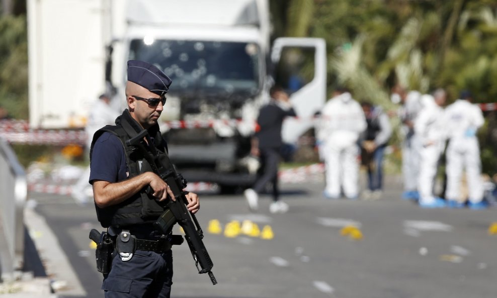 Policija u Nici nakon napada