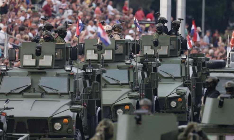 Generalna proba svečanog mimohoda Hrvatske vojske