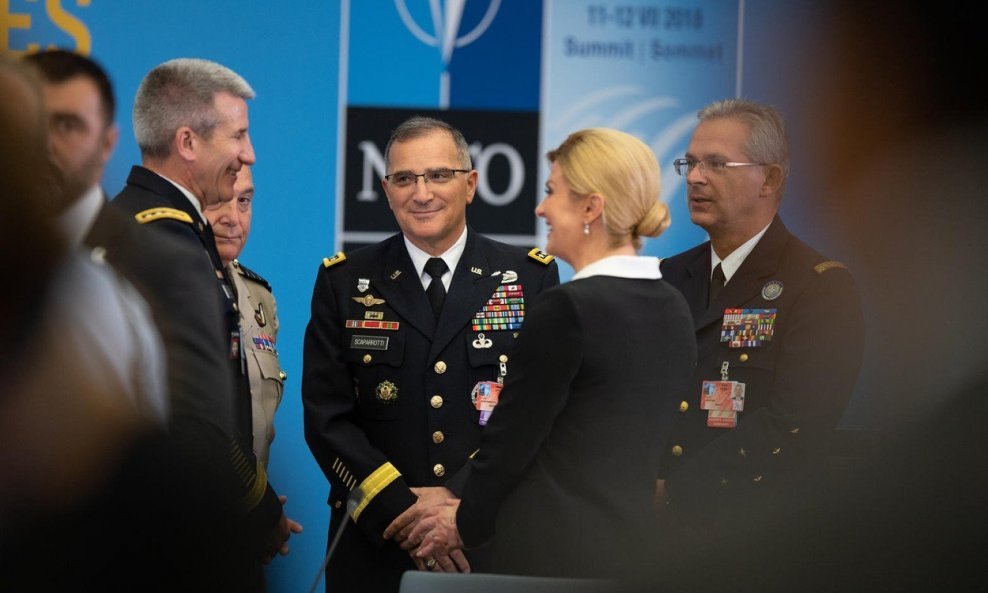 Predsjednica Kolinda Grabar Kitarović na samitu NATO-a