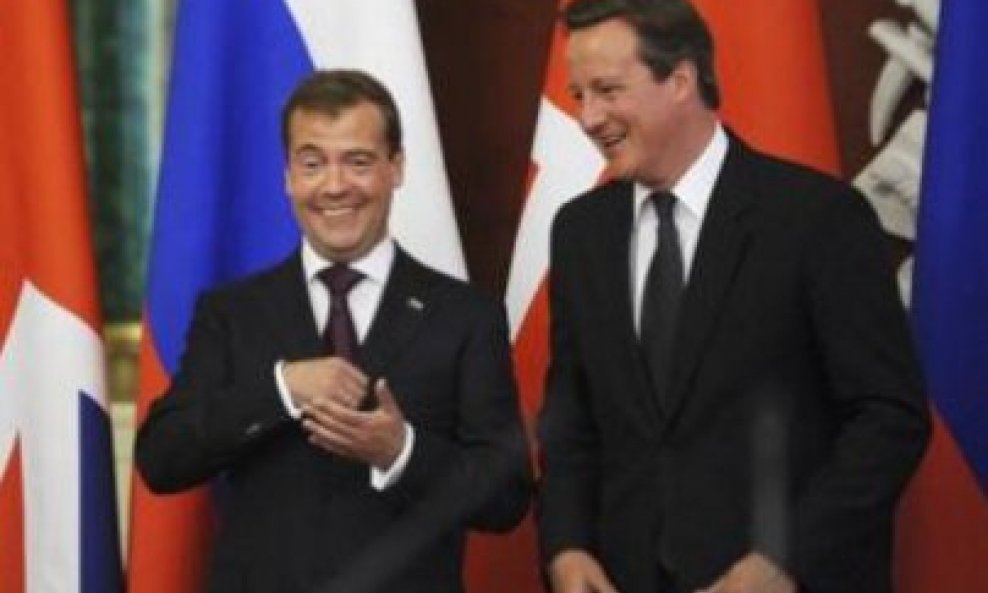 Dmitrij Medvedev i David Cameron