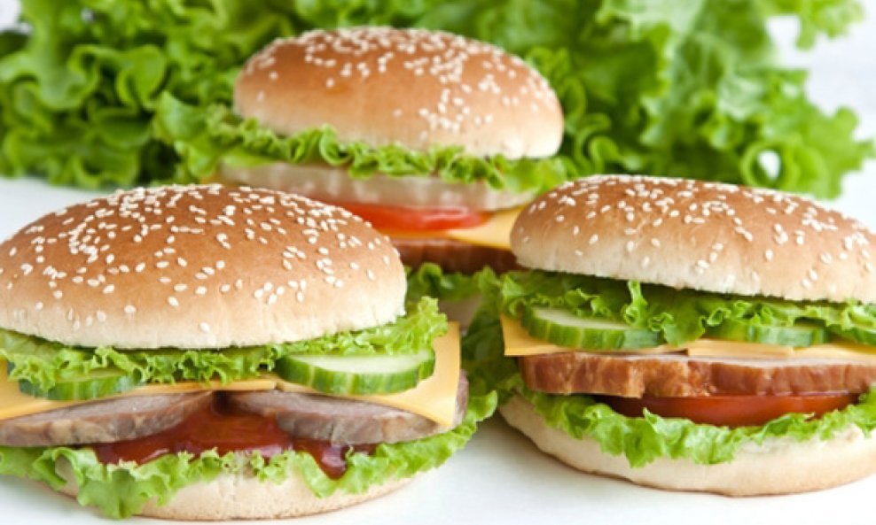hamburger hrana fast food