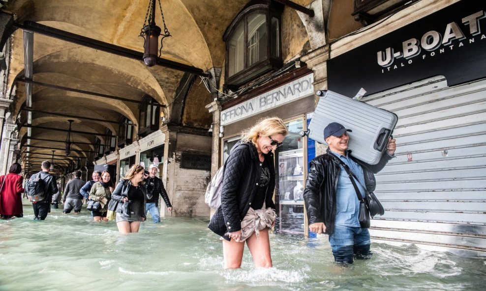 Poplave u povijesnom središtu Venecije