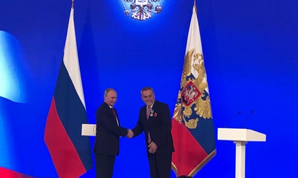 Vladimir Putin i Milan Bandić