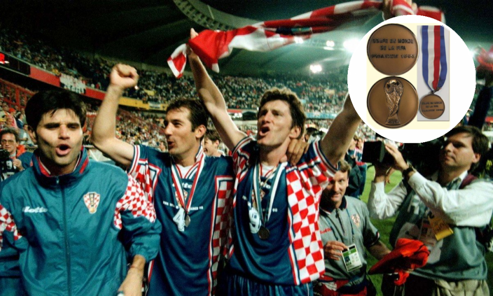 Dani ponosa i slave u Francuskoj 1998 - Asanović, Štimac i Šuker s brončanim medaljama oko vrata