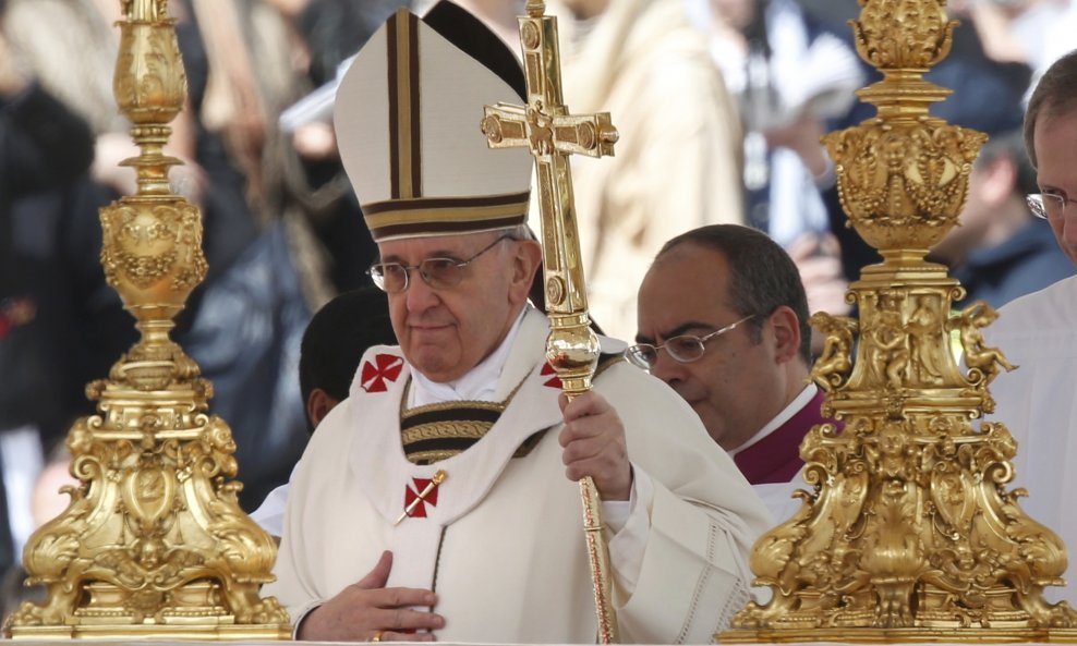 Papa Franjo na inauguracijskoj misi