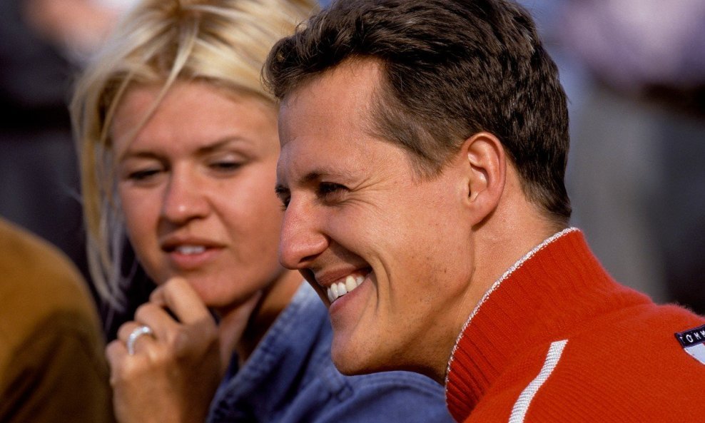 Corinna i Michael Schumacher snimljeni 2000. godine