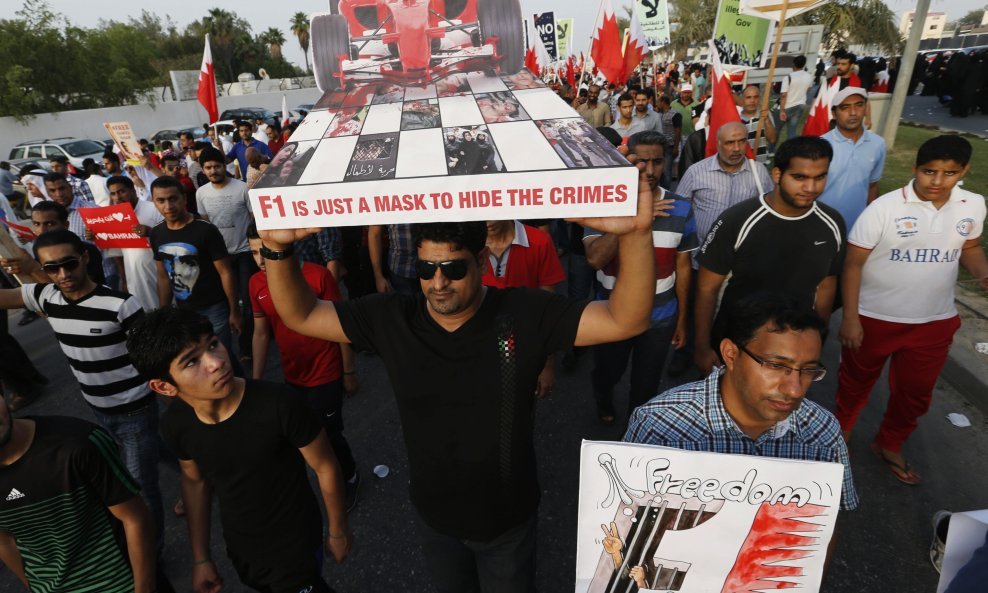 demonstracije u Bahreinu Formula 1