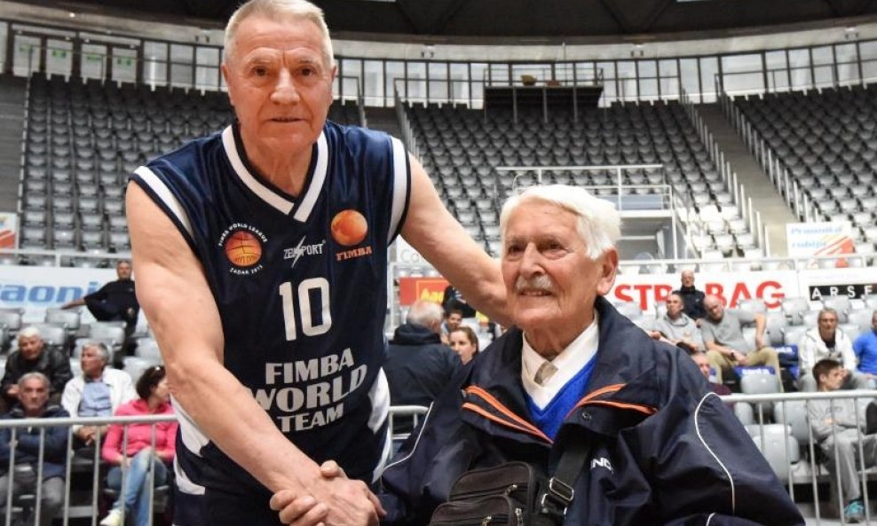 Giuseppe Giergia i njegov negdašnji trener, 90-godišnji Isidor Maršan