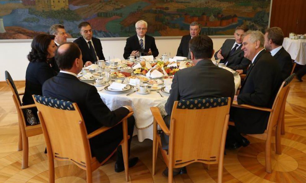 Ivo Josipović s predsjednicima iz regije
