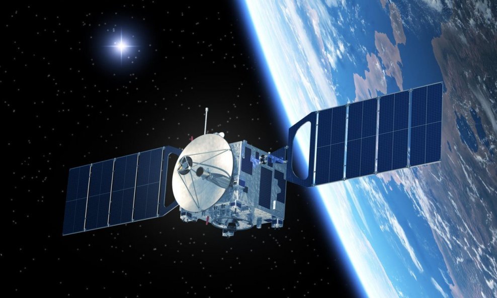 Satelit u orbiti (ilustracija)
