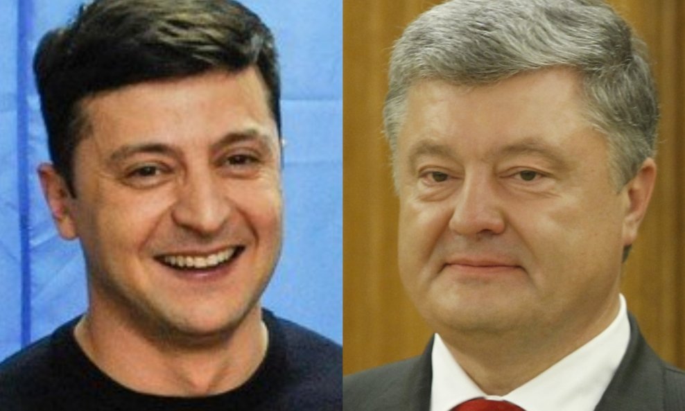 Volodimir Zelenskij i Petro Porošenko