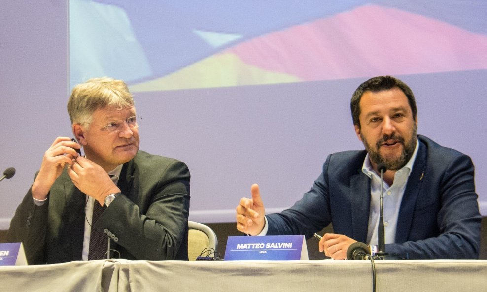 Joerg Muethen i Matteo Salvini