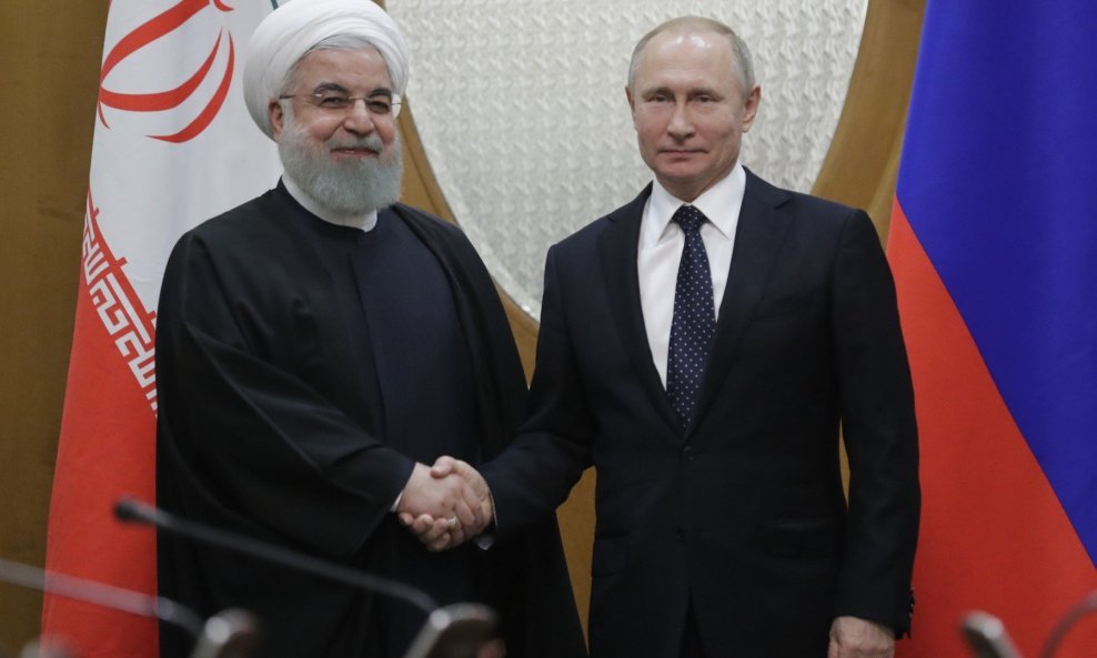 Hasan Rohani i Vladimir Putin