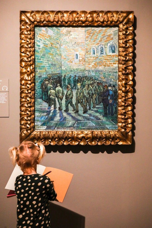 'Zatvorenici vježbaju', Vincent van Gogh