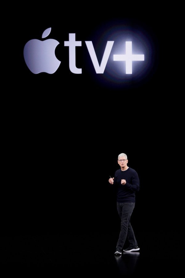Appleov CEO Tim Cook na predstavljanju usluge Apple TV+