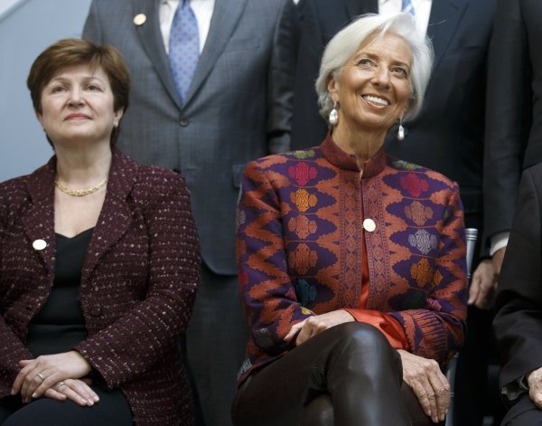 Izvršna direktorica Svjetske banke Kristalina Georgieva i direktorica MMF-a Christine Lagarde na samitu G20
