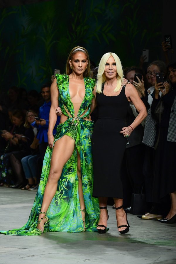 Jennifer Lopez i Donotella Versace