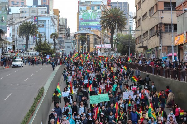 Prosvjed u glavnom gradu Bolivije La Pazu