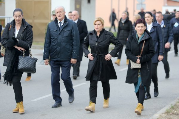 Predsjednica i njezin tim došli su u Vukovar u zengama