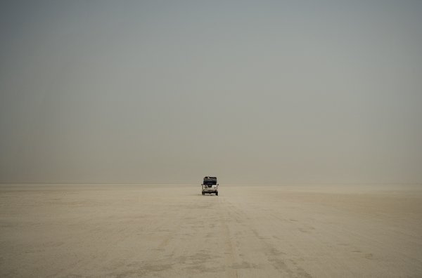 Flat sand autocestom kroz Saharu, Mauretanija