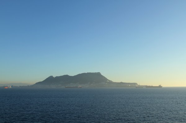 Gibraltar, jednosatna plovidba trajektom od Algecirasa do Tangera