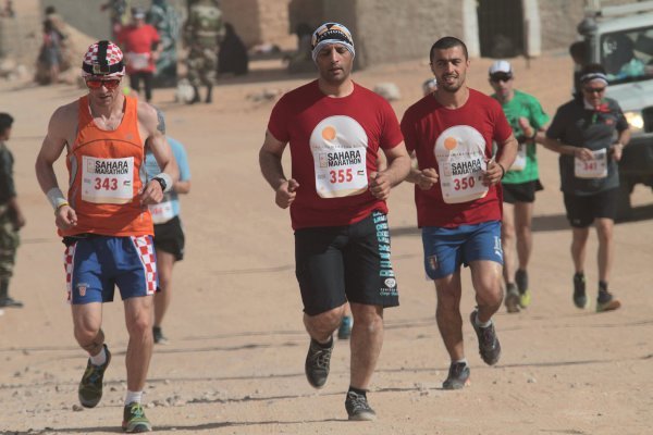 Damir Filipović na maratonu Sahara 2017. godine u Tindoufu u Alžiru