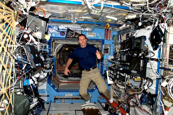 Astronaut Thomas Pesquet u Međunarodnoj svemirskoj stanici