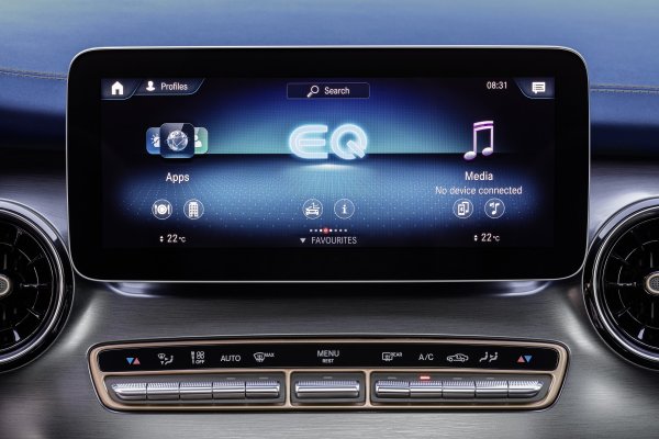 MBUX sustav u modelu Mercedes-Benz EQV