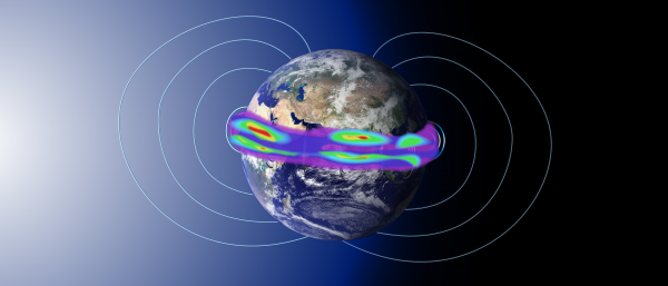 Svjetlosna emisija planetarne atmosfere i Zemljina magnetska polja