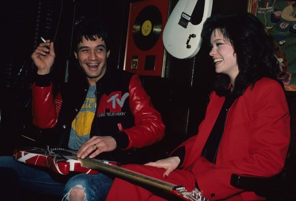 Eddie Van Halen i Valarie Bertinelli 1984. godine