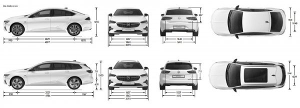 Opel Insignia - dimenzije